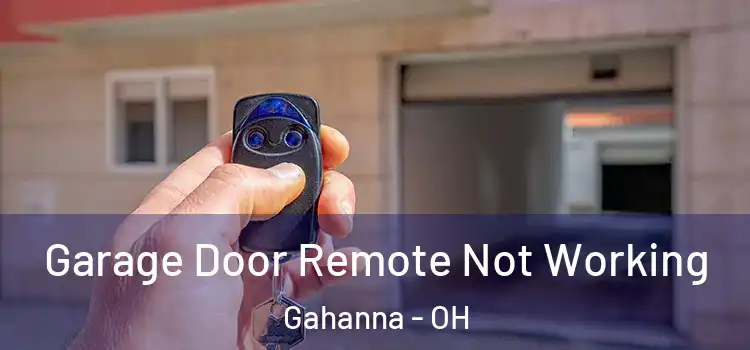  Garage Door Remote Not Working Gahanna - OH